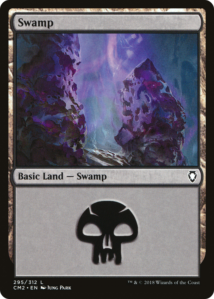 Swamp (CM2-295) [Commander Anthology Volume II] MTG Single Wizards of the Coast
