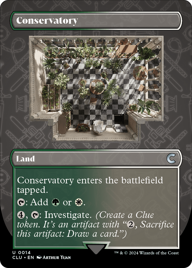 Conservatory (CLU-014) [Ravnica: Clue Edition] (Borderless) MTG Single Wizards of the Coast