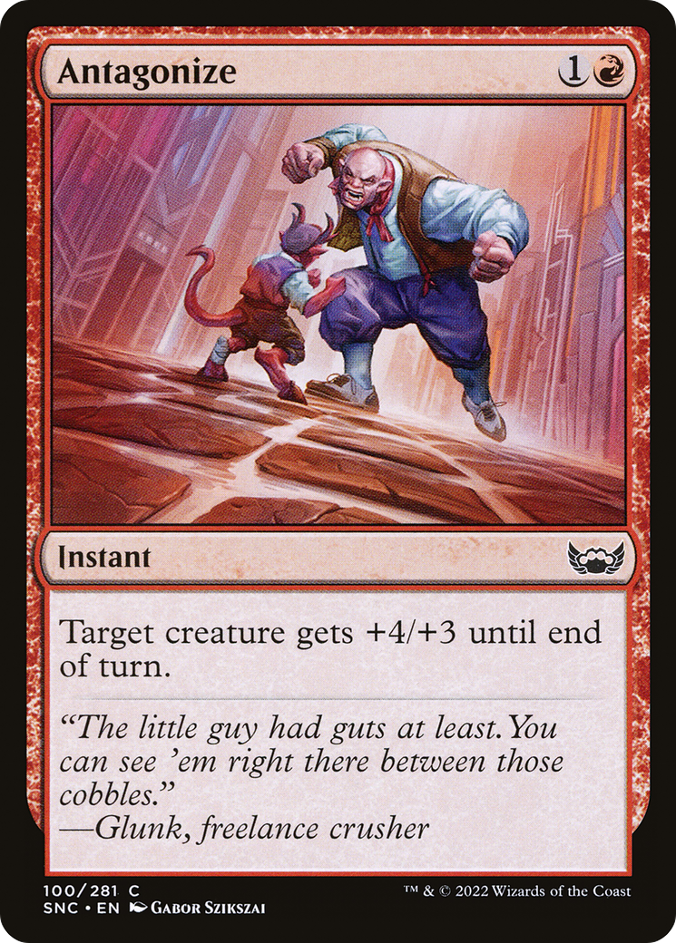 Antagonize (SNC-100) [Streets of New Capenna] MTG Single Wizards of the Coast