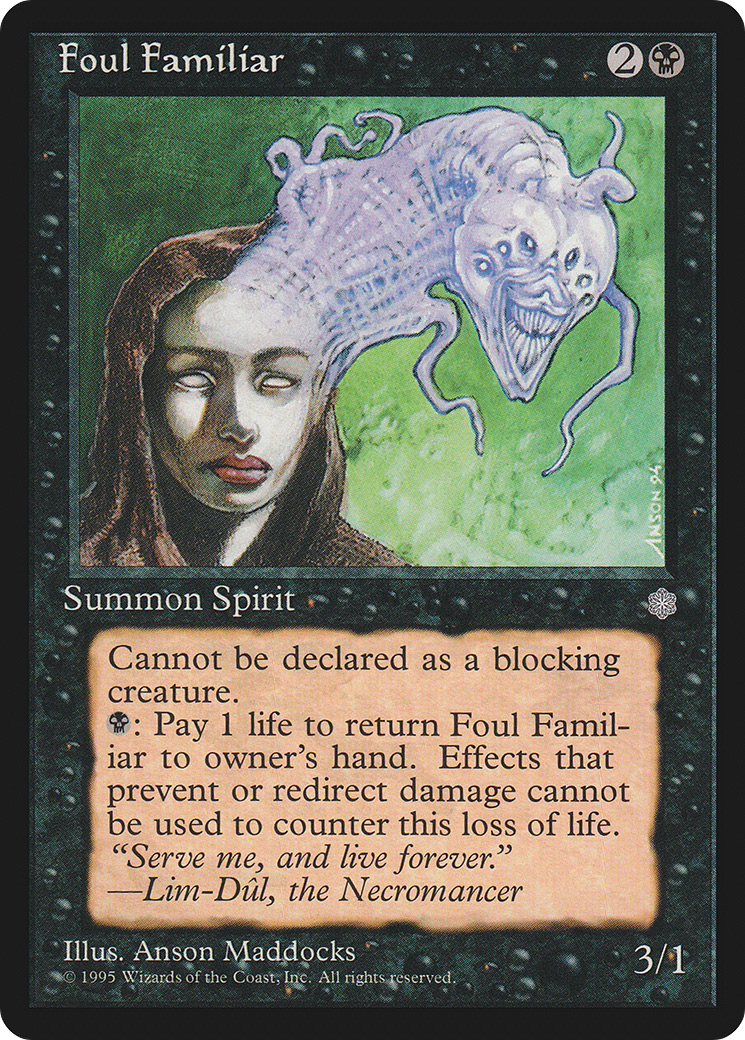 Foul Familiar (ICE-126) [Ice Age] MTG Single Wizards of the Coast
