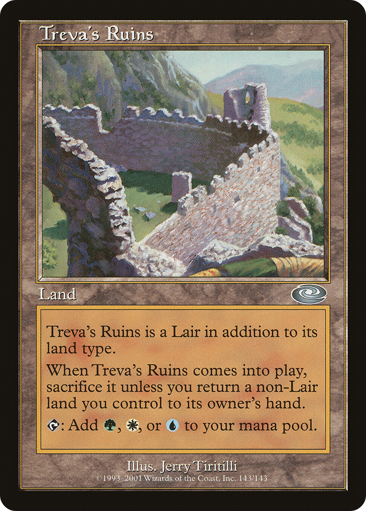 Treva's Ruins (PLS-143) [Planeshift] Foil MTG Single Wizards of the Coast