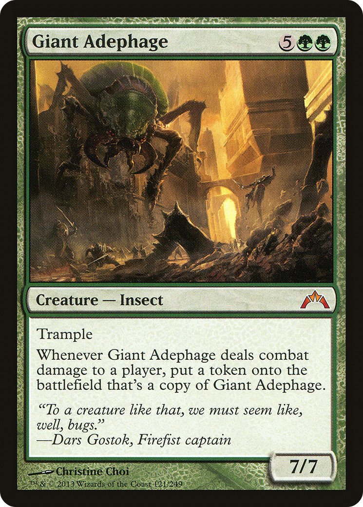 Giant Adephage (GTC-121) [Gatecrash] Foil MTG Single Wizards of the Coast
