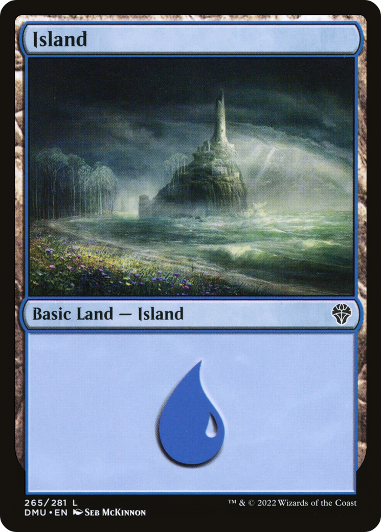 Island (DMU-265) [Dominaria United] MTG Single Wizards of the Coast