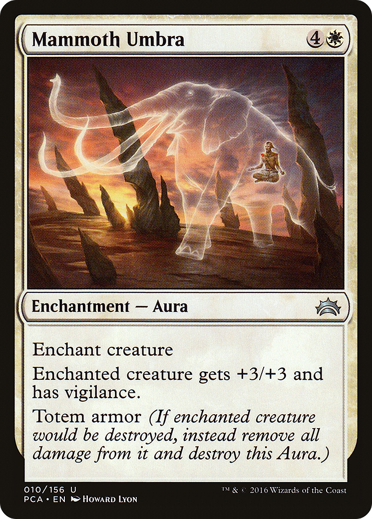 Mammoth Umbra (PCA-010) [Misc] Planechase Anthology MTG Single Wizards of the Coast
