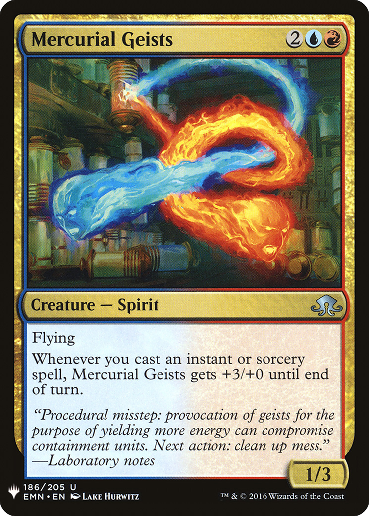 Mercurial Geists (LIST-EMN-186) [Mystery Booster] The List MTG Single Wizards of the Coast