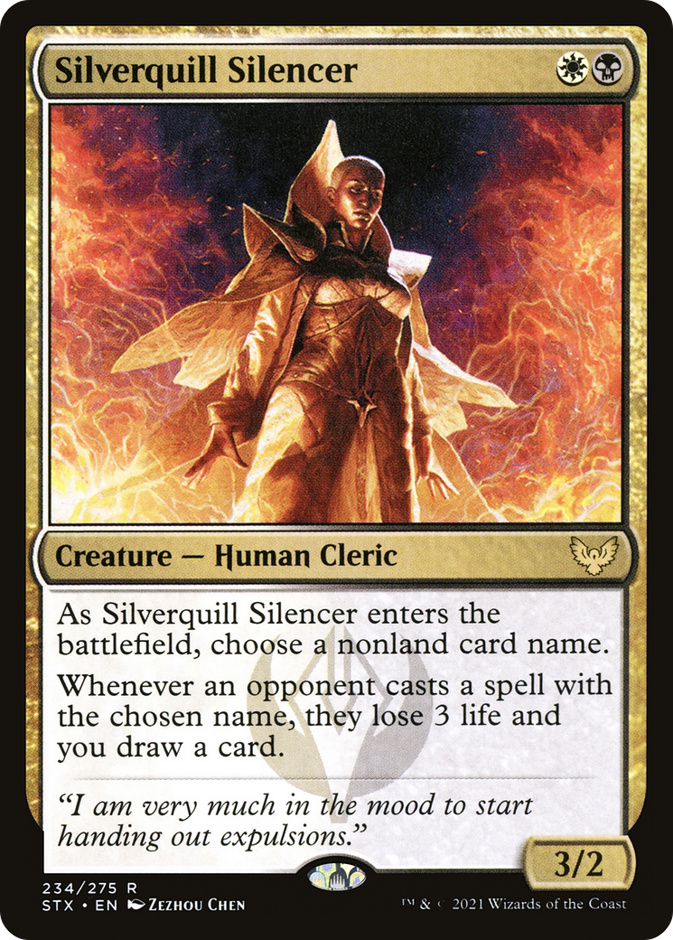 Silverquill Silencer (STX-234) [Strixhaven: School of Mages] MTG Single Wizards of the Coast