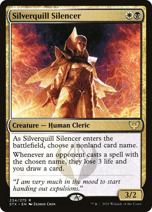 Silverquill Silencer (STX-234) [Strixhaven: School of Mages] MTG Single Wizards of the Coast
