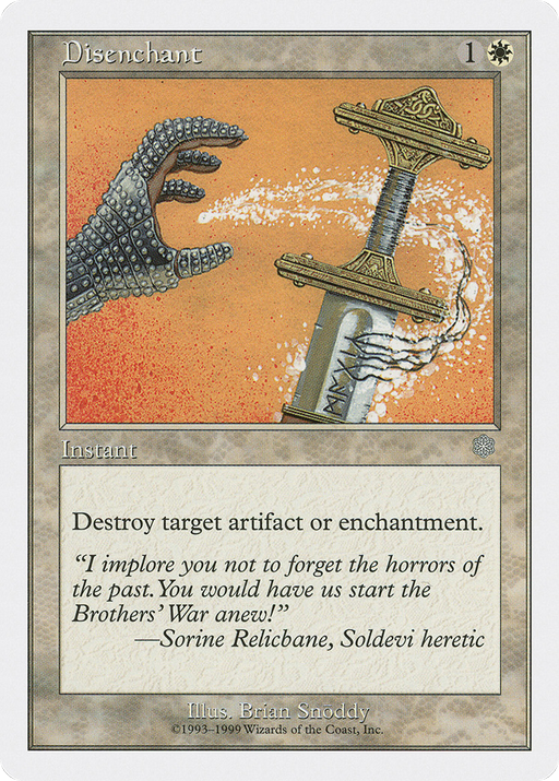 Disenchant (BRB-020) [Misc] Battle Royale Box Set MTG Single Wizards of the Coast