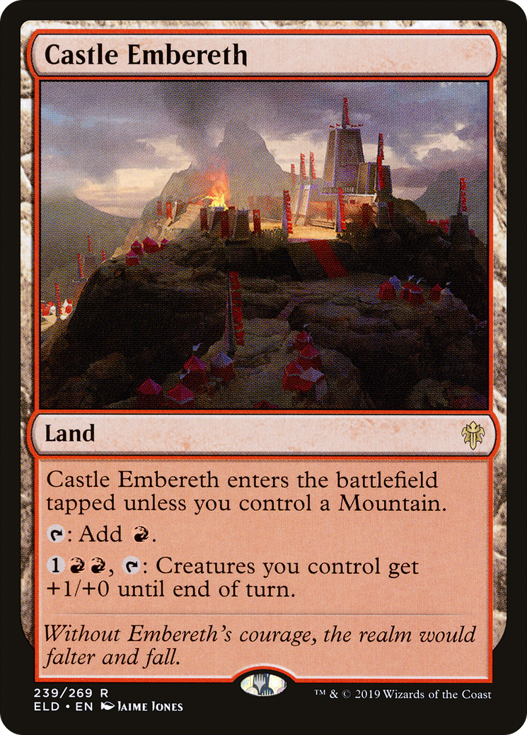 Castle Embereth (ELD-239) [Throne of Eldraine] Foil MTG Single Wizards of the Coast