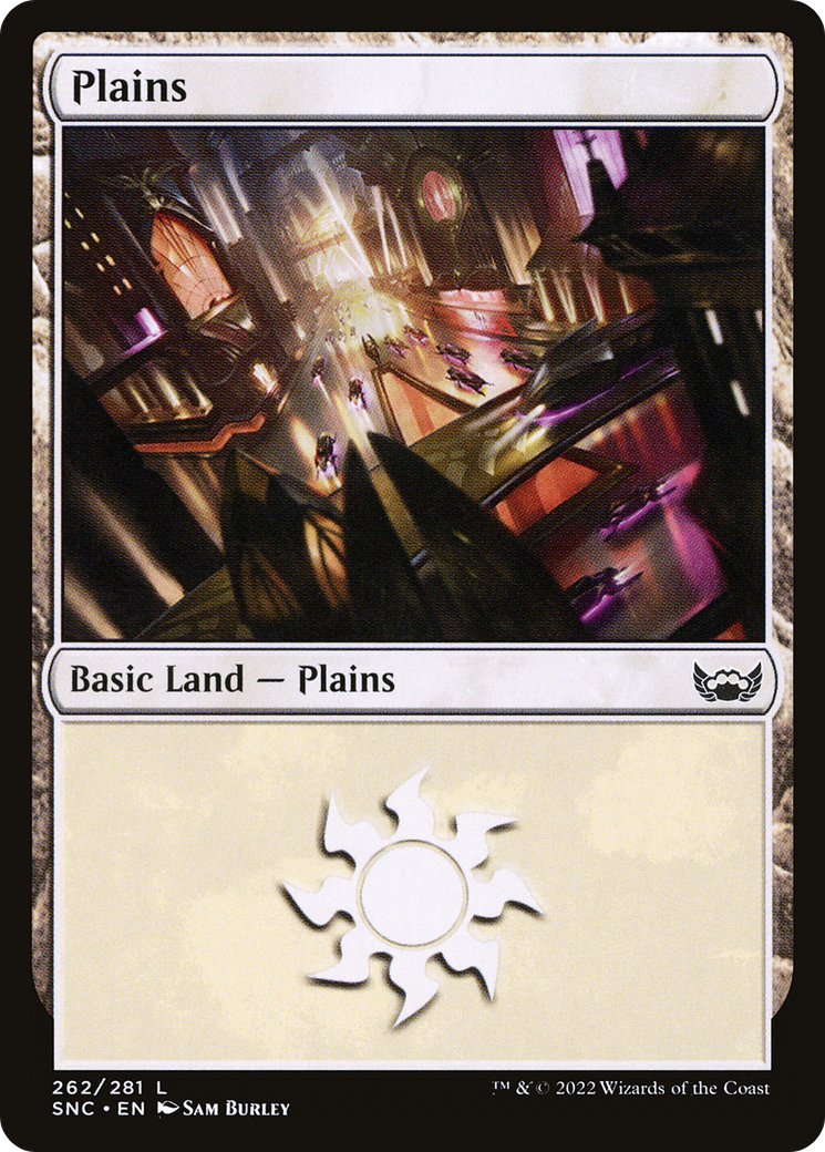 Plains (262) (SNC-262) [Streets of New Capenna] MTG Single Wizards of the Coast