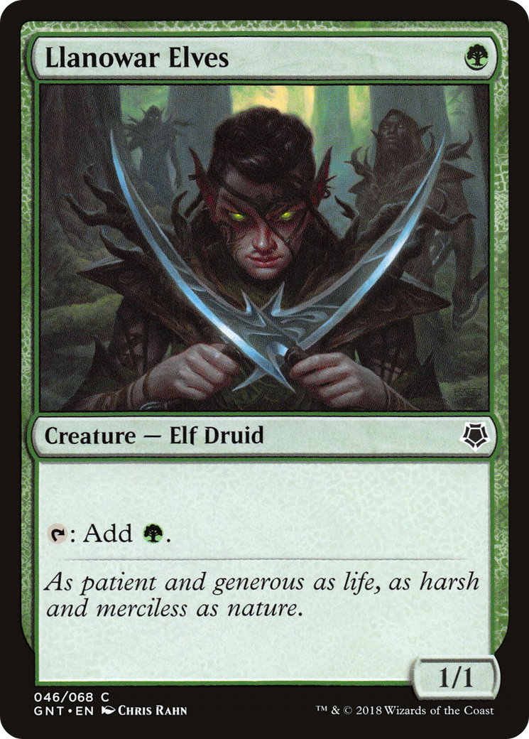 Llanowar Elves (GNT-046) [Misc] Game Night MTG Single Wizards of the Coast