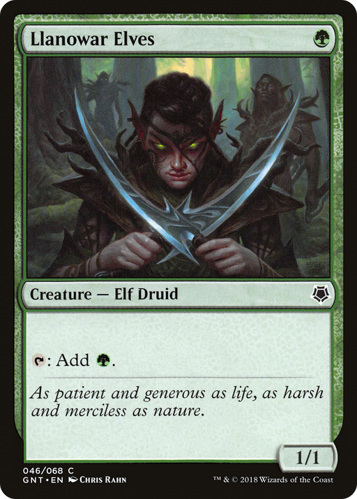 Llanowar Elves (GNT-046) [Misc] Game Night MTG Single Wizards of the Coast