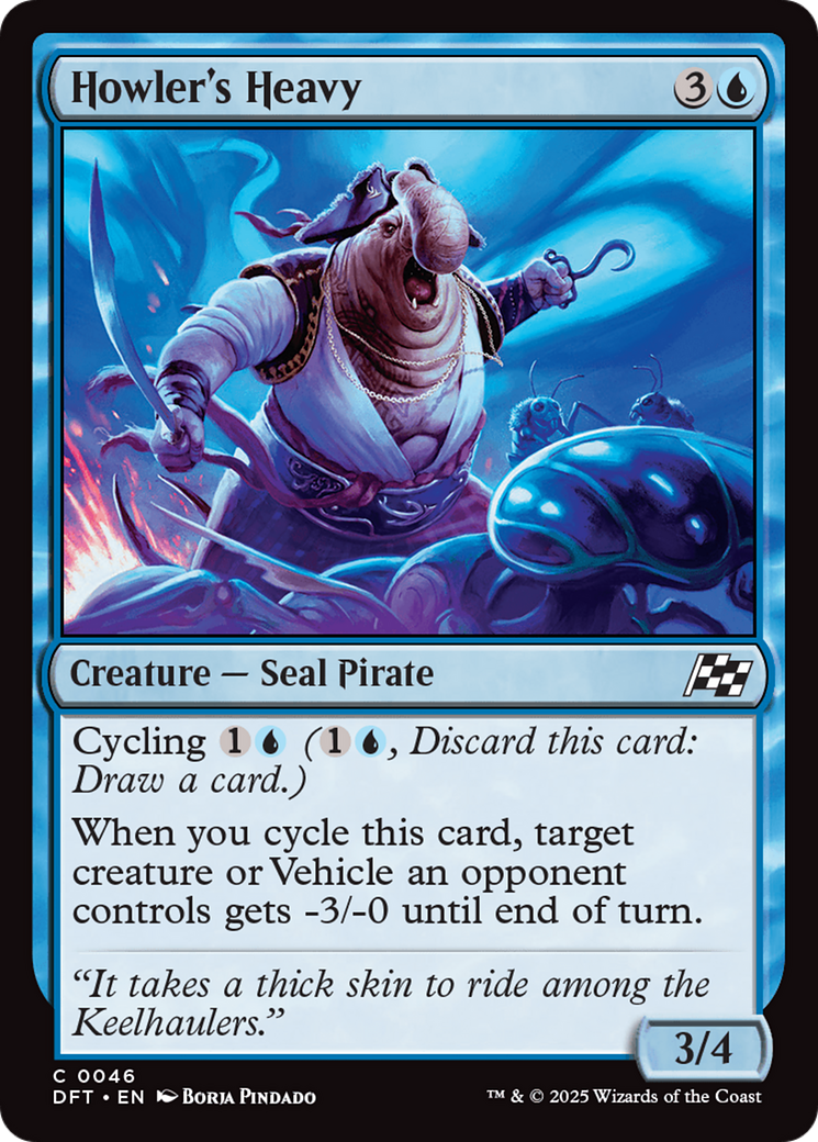 Howler's Heavy (DFT-046) [Aetherdrift] Foil MTG Single Wizards of the Coast