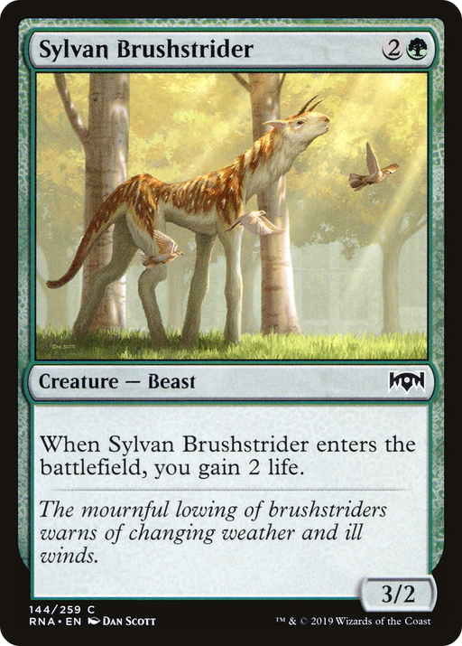 Sylvan Brushstrider (RNA-144) [Ravnica Allegiance] MTG Single Wizards of the Coast