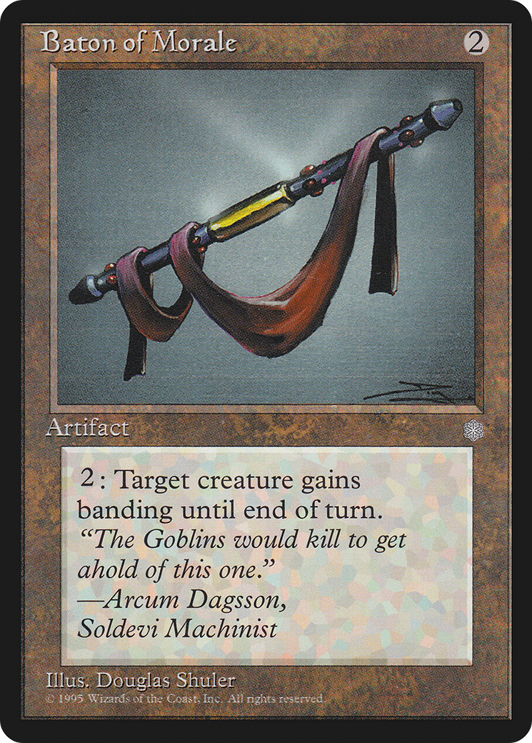 Baton of Morale (ICE-) [Ice Age] MTG Single Wizards of the Coast
