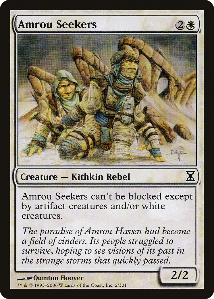Amrou Seekers (TSP-002) [Time Spiral] Foil MTG Single Wizards of the Coast