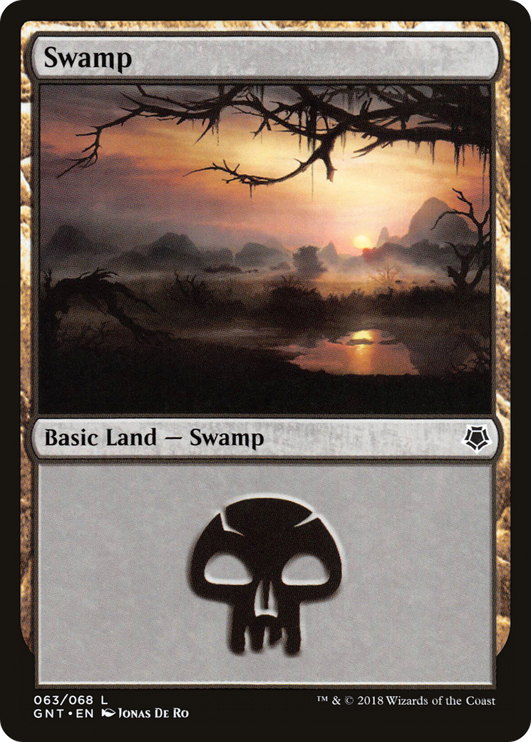 Swamp (63) (GNT-063) [Misc] Game Night MTG Single Wizards of the Coast