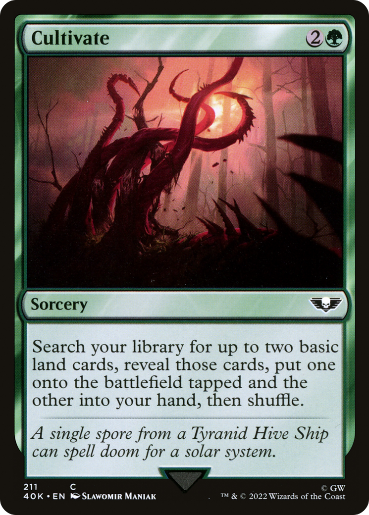 Cultivate (40K-211) [Warhammer 40,000 Commander] MTG Single Wizards of the Coast