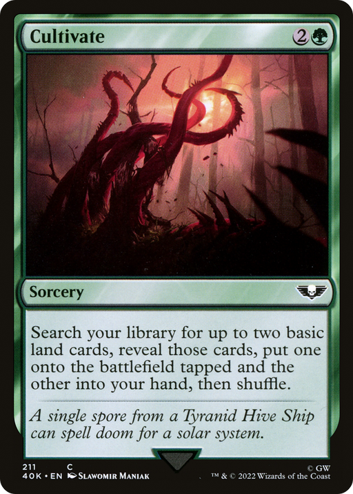Cultivate (40K-211) [Warhammer 40,000 Commander] MTG Single Wizards of the Coast