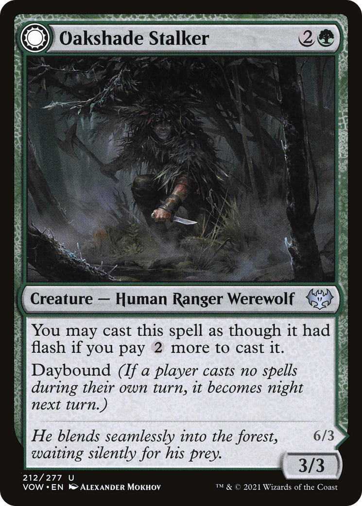 Oakshade Stalker (VOW-212) [Innistrad: Crimson Vow] MTG Single Wizards of the Coast