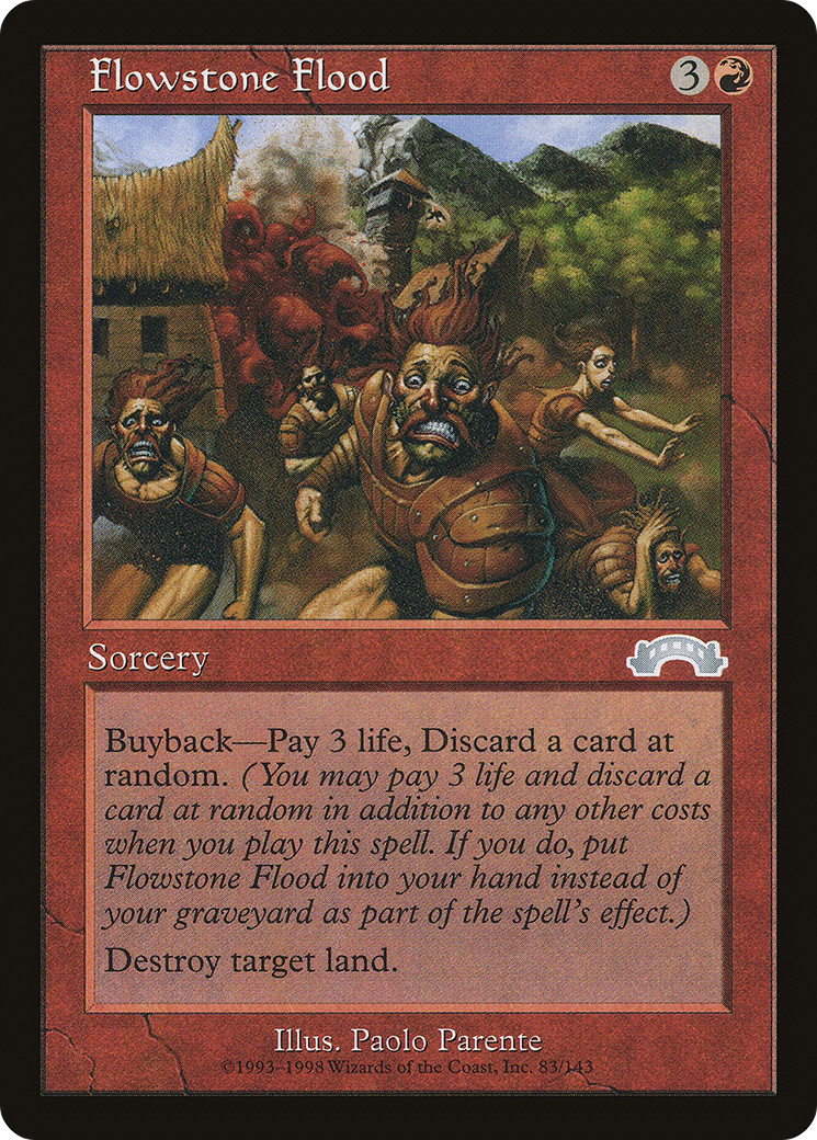 Flowstone Flood (EXO-083) [Exodus] MTG Single Wizards of the Coast