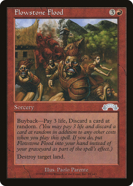 Flowstone Flood (EXO-083) [Exodus] MTG Single Wizards of the Coast