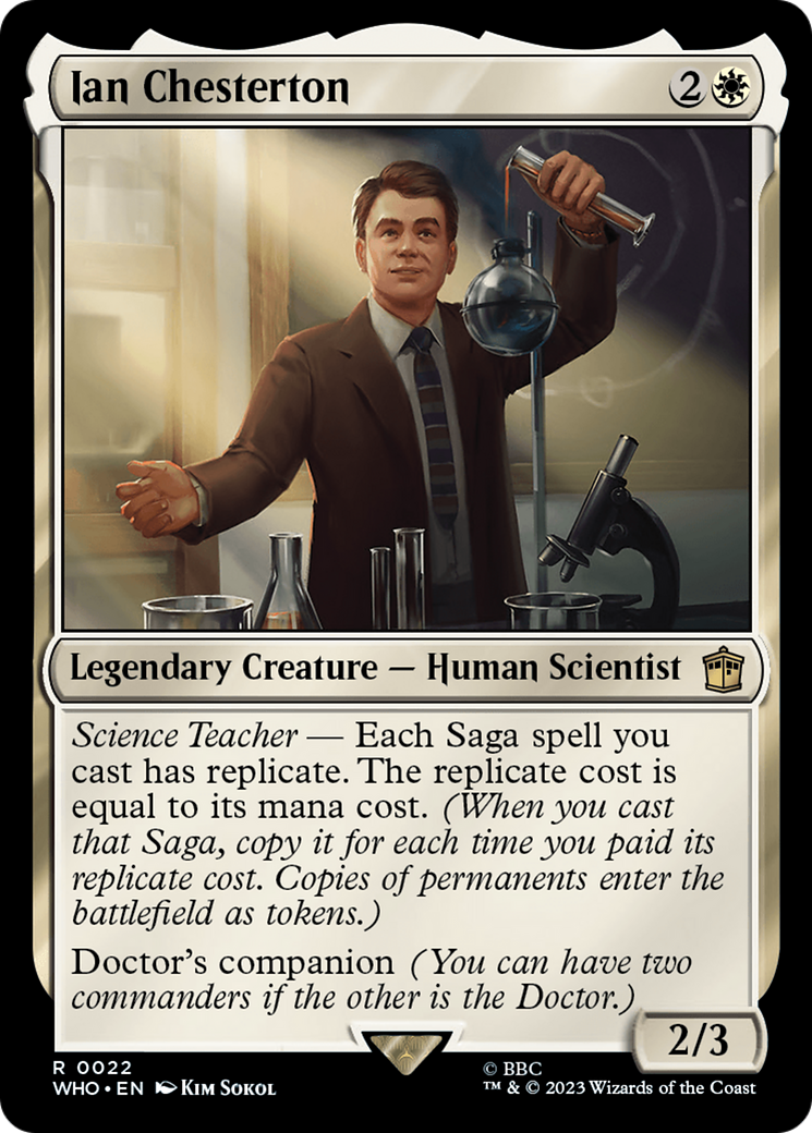 Ian Chesterton (WHO-022) [Doctor Who] Foil MTG Single Wizards of the Coast