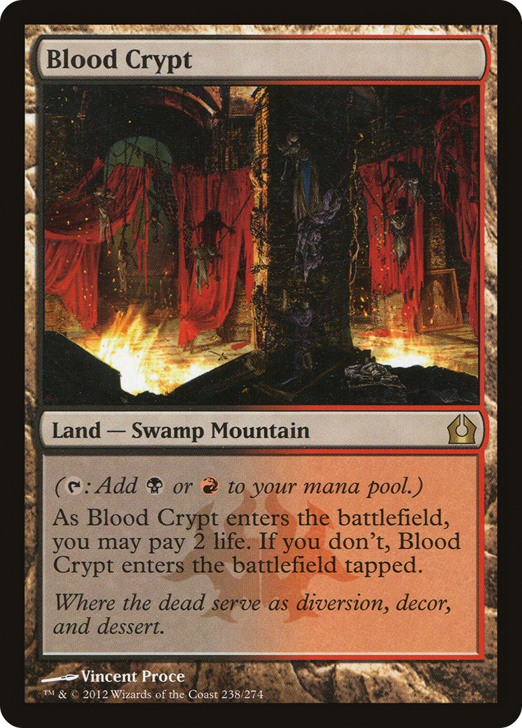 Blood Crypt (RTR-238) [Return to Ravnica] MTG Single Wizards of the Coast