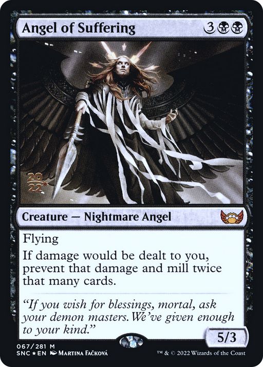 Angel of Suffering (PRE-067) [Streets of New Capenna Promos] Foil MTG Single Wizards of the Coast