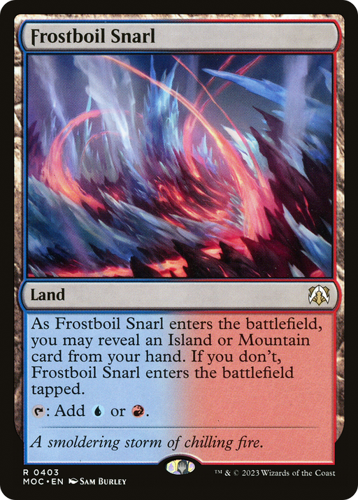 Frostboil Snarl (MOC-403) [March of the Machine Commander] MTG Single Wizards of the Coast