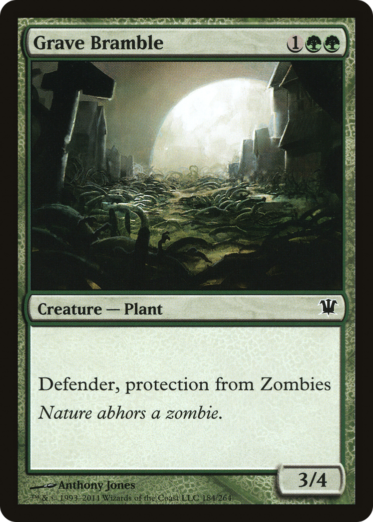 Grave Bramble (ISD-184) [Innistrad] Foil MTG Single Wizards of the Coast