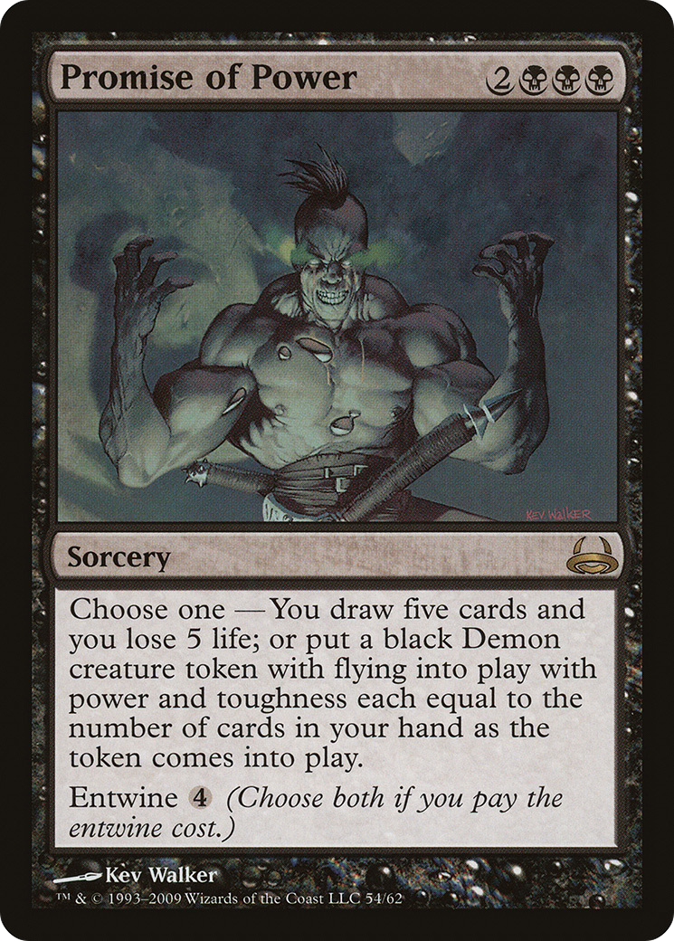 Promise of Power (DDC-054) [Misc] Duel Decks: Divine vs. Demonic MTG Single Wizards of the Coast