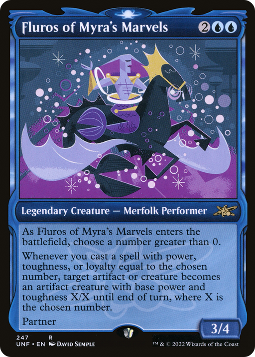 Fluros of Myra's Marvels (UNF-247) [Unfinity] (Showcase) Foil MTG Single Wizards of the Coast