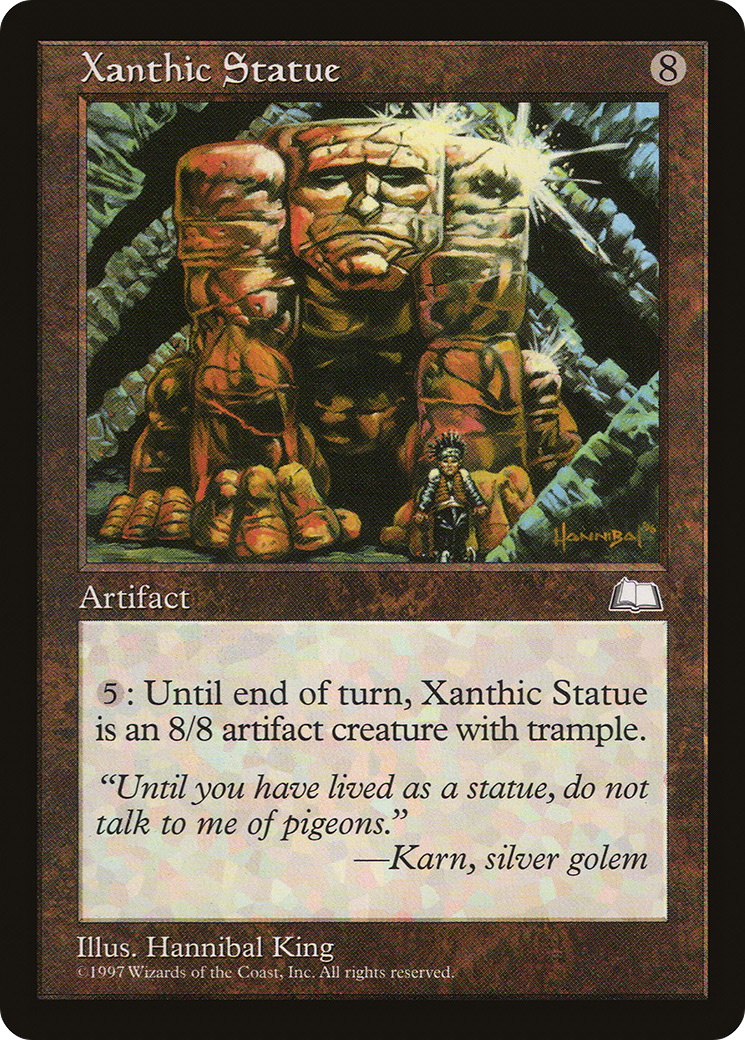 Xanthic Statue (WTH-163) [Weatherlight] MTG Single Wizards of the Coast