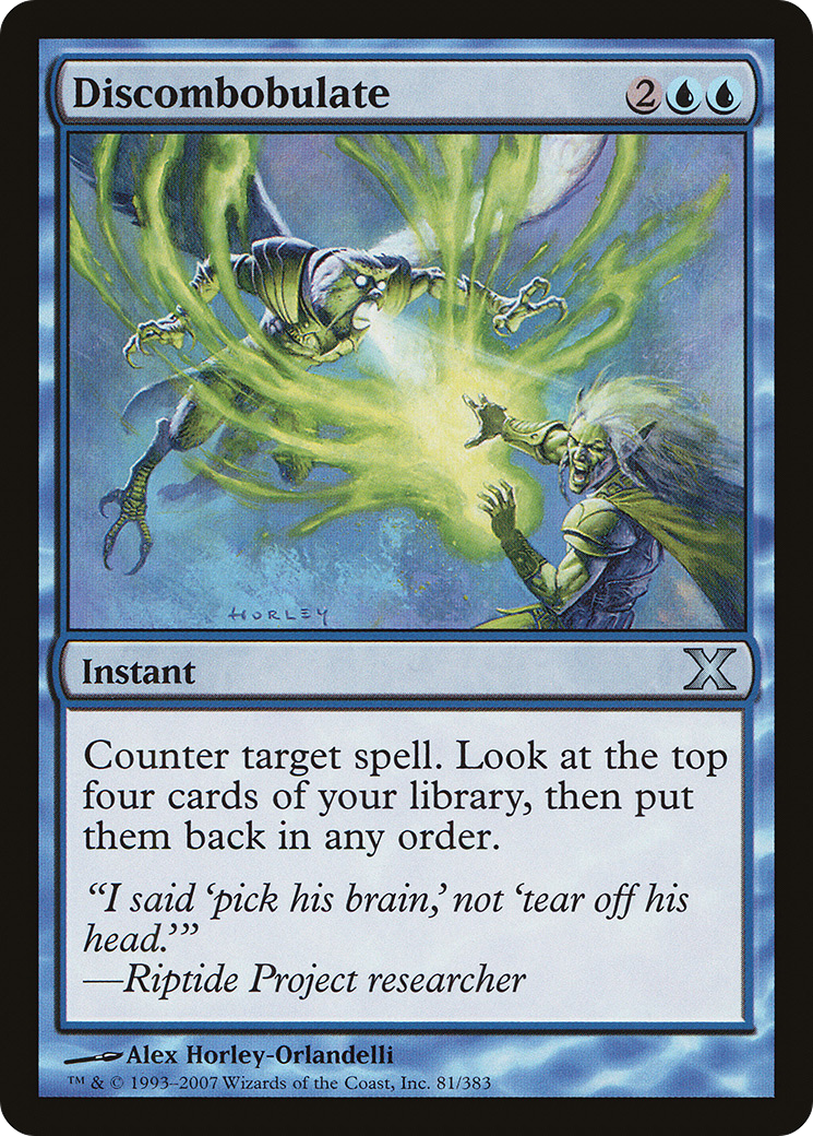 Discombobulate (10E-081) [Tenth Edition] MTG Single Wizards of the Coast