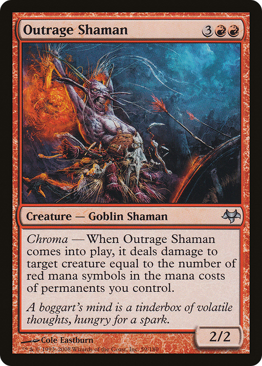 Outrage Shaman (EVE-059) [Eventide] MTG Single Wizards of the Coast