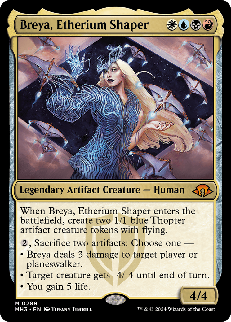 Breya, Etherium Shaper (MH3-289) [Modern Horizons 3] Foil MTG Single Wizards of the Coast