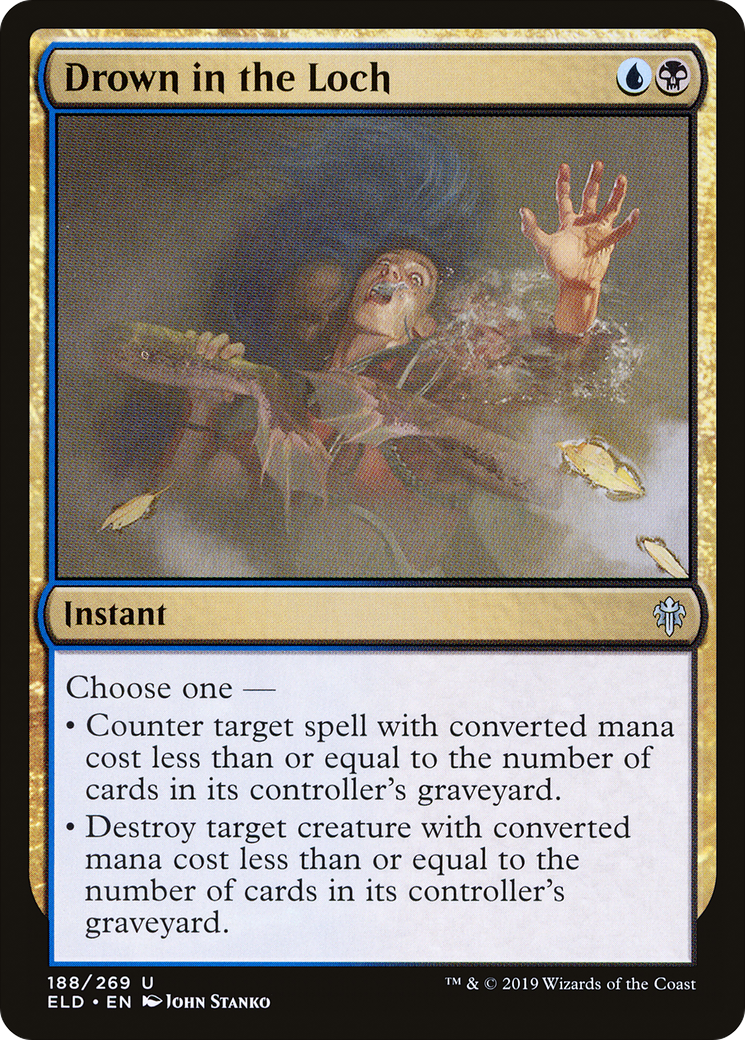 Drown in the Loch (ELD-188) [Throne of Eldraine] MTG Single Wizards of the Coast