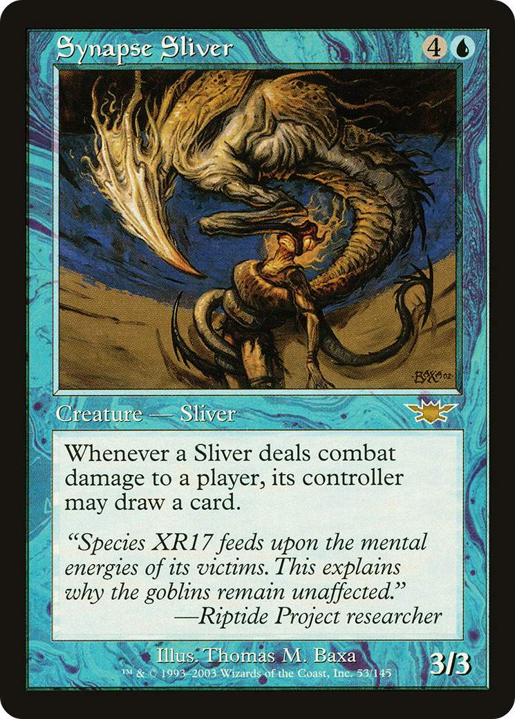 Synapse Sliver (LGN-053) [Legions] Foil MTG Single Wizards of the Coast