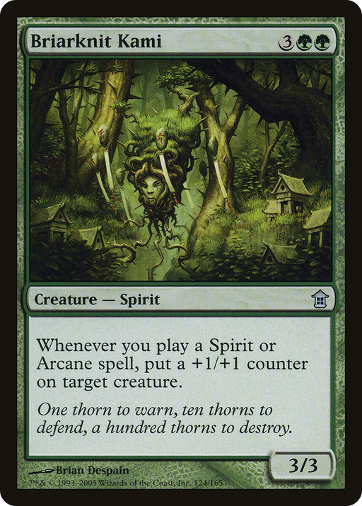 Briarknit Kami (SOK-124) [Saviors of Kamigawa] MTG Single Wizards of the Coast