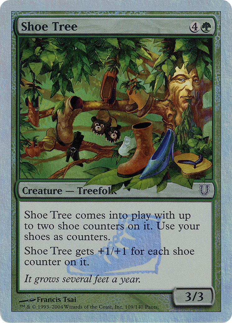 Shoe Tree (Alternate Foil) (UNH-109) [Unhinged] Foil MTG Single Wizards of the Coast