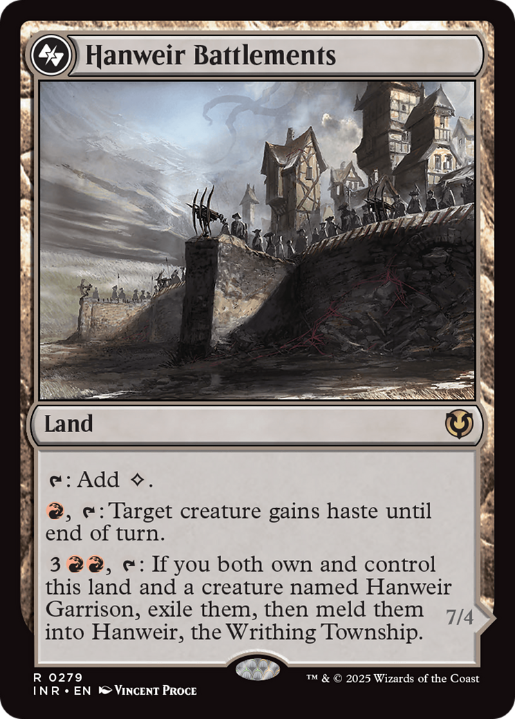 Hanweir Battlements (INR-279) [Innistrad Remastered] Foil MTG Single Wizards of the Coast