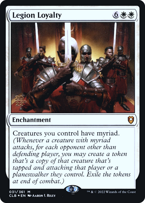 Legion Loyalty (PRE-031) [Battle for Baldur's Gate Promos] Foil MTG Single Wizards of the Coast