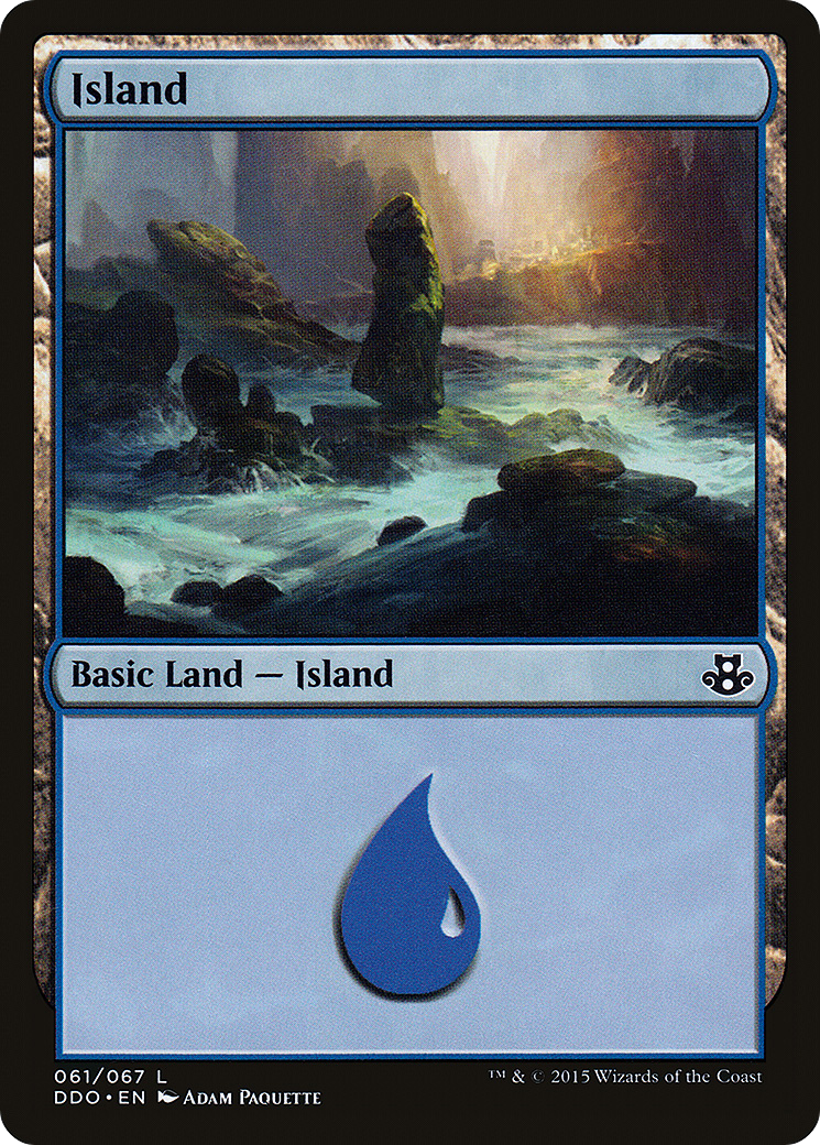 Island (061) (DDO-061) [Misc] Duel Decks: Elspeth vs. Kiora MTG Single Wizards of the Coast