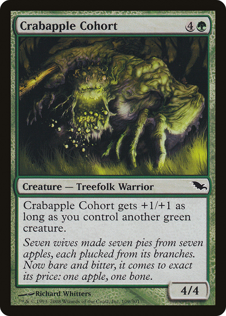 Crabapple Cohort (SHM-109) [Shadowmoor] MTG Single Wizards of the Coast