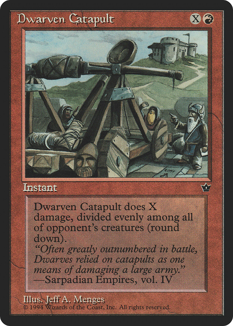 Dwarven Catapult (FEM-051) [Fallen Empires] MTG Single Wizards of the Coast
