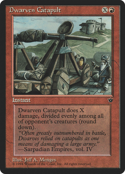 Dwarven Catapult (FEM-051) [Fallen Empires] MTG Single Wizards of the Coast
