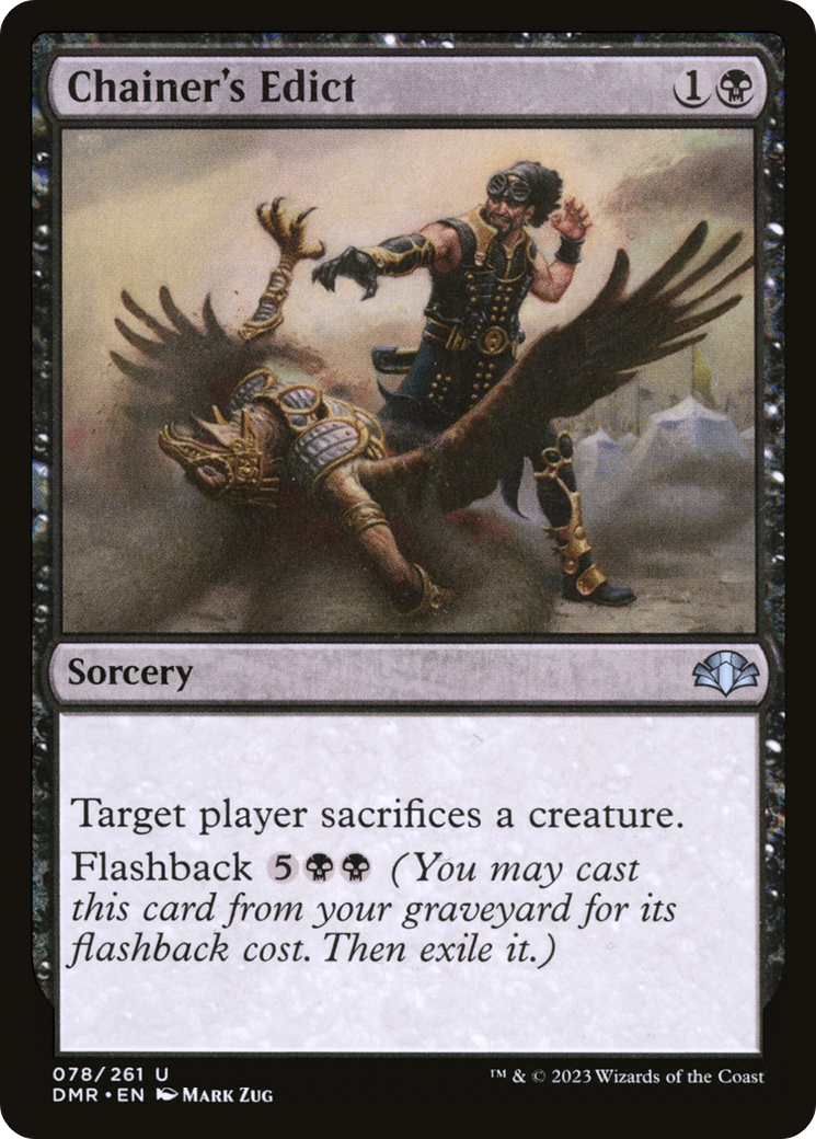 Chainer's Edict (DMR-078) [Dominaria Remastered] Foil MTG Single Wizards of the Coast