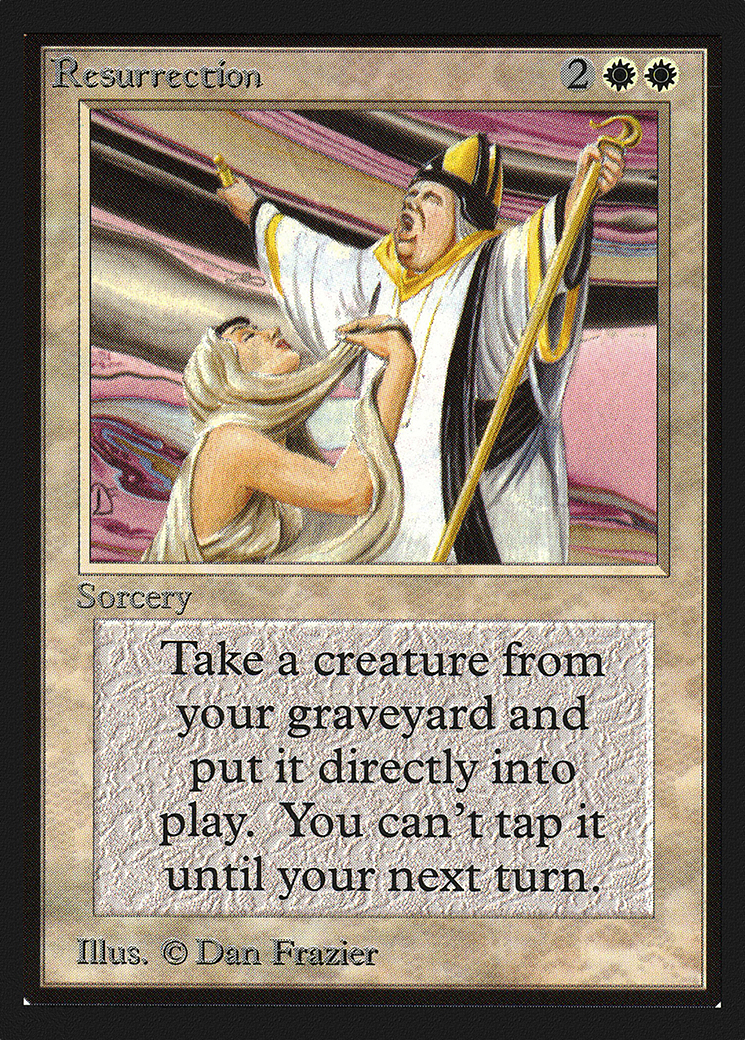 Resurrection (CED-035) [Collectors' Edition] MTG Single Wizards of the Coast