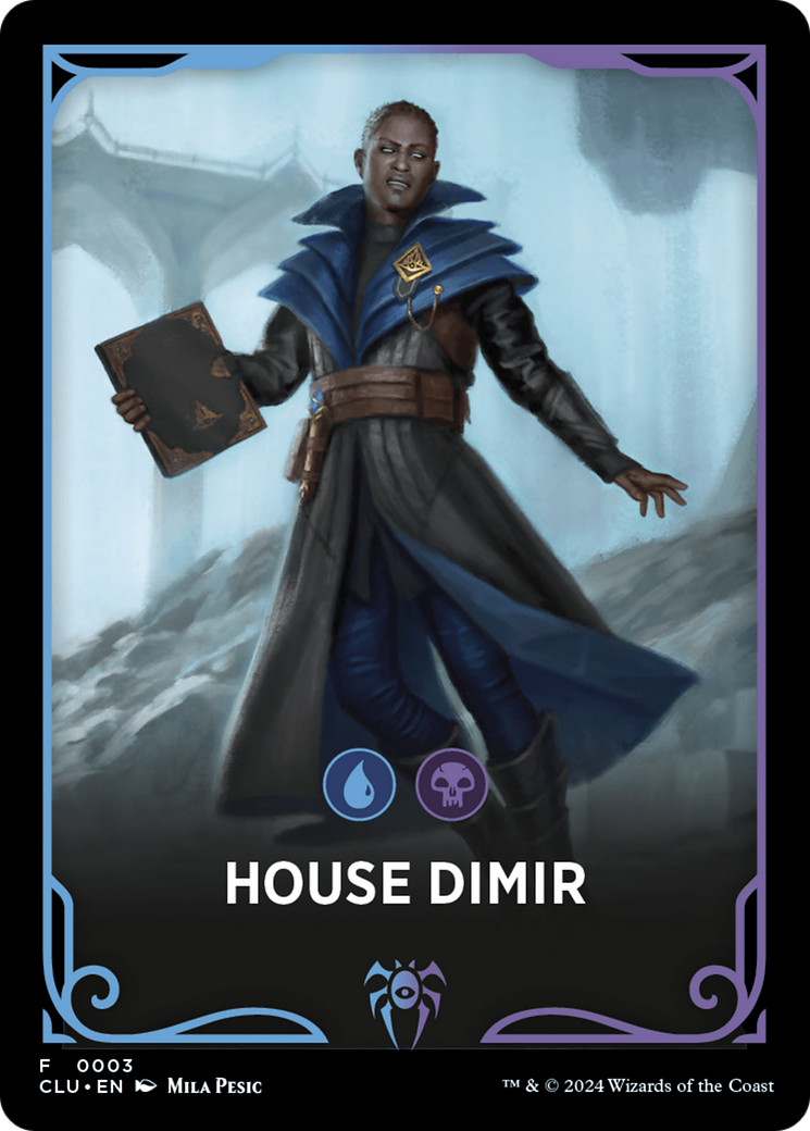House Dimir (FCLU-003) [Tokens] Ravnica: Clue Edition Front Cards MTG Single Wizards of the Coast